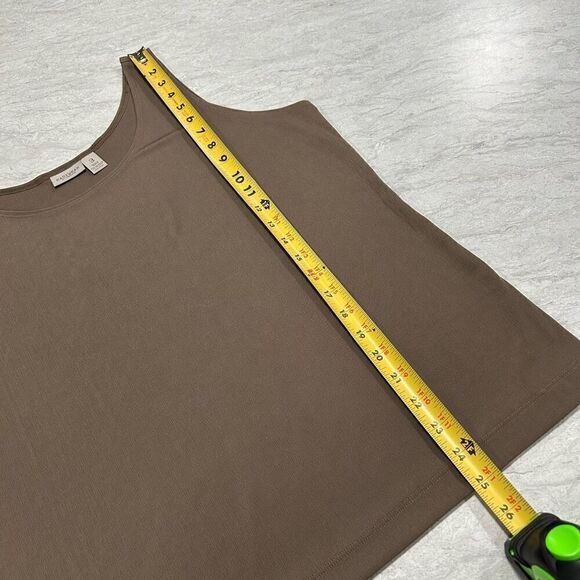Easywear Chico’s Olive Sleeveless Slinky Knit Scoop Tank Size 3 (XL) - Picture 9 of 11